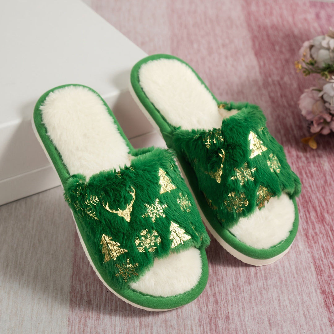 Christmas Plush Slippers