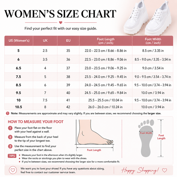 Plus Size Platform Dad Sneakers for Women
