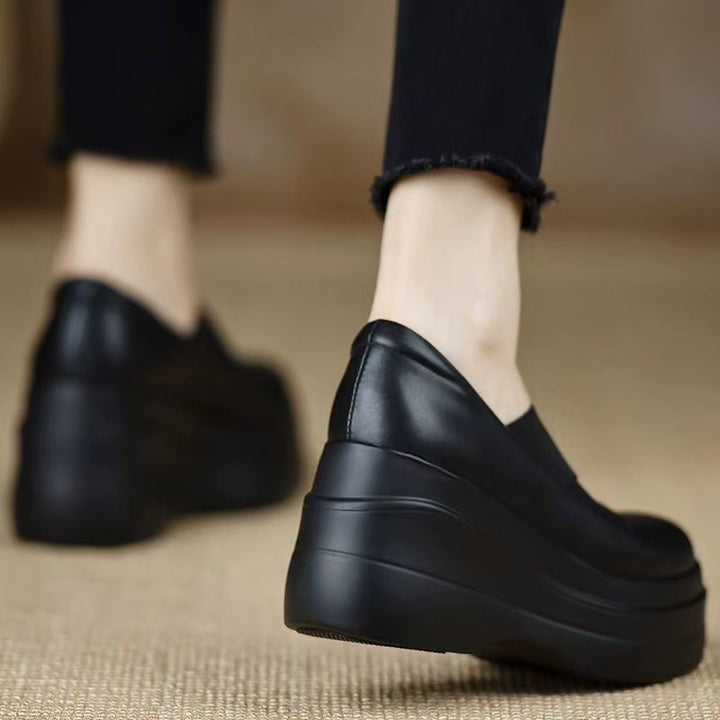 Comfort Platform Wedge Slip-On Shoes