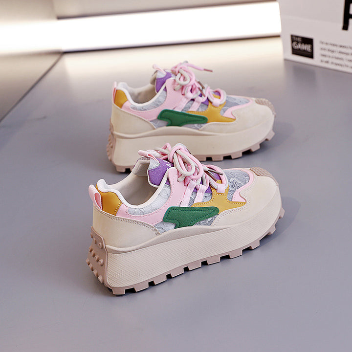 Colorblock Chunky Platform Sneakers