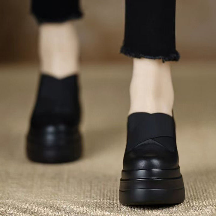 Comfort Platform Wedge Slip-On Shoes