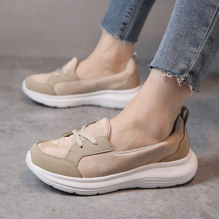 Lightweight Lace-Up Slip-On Walking Shoes