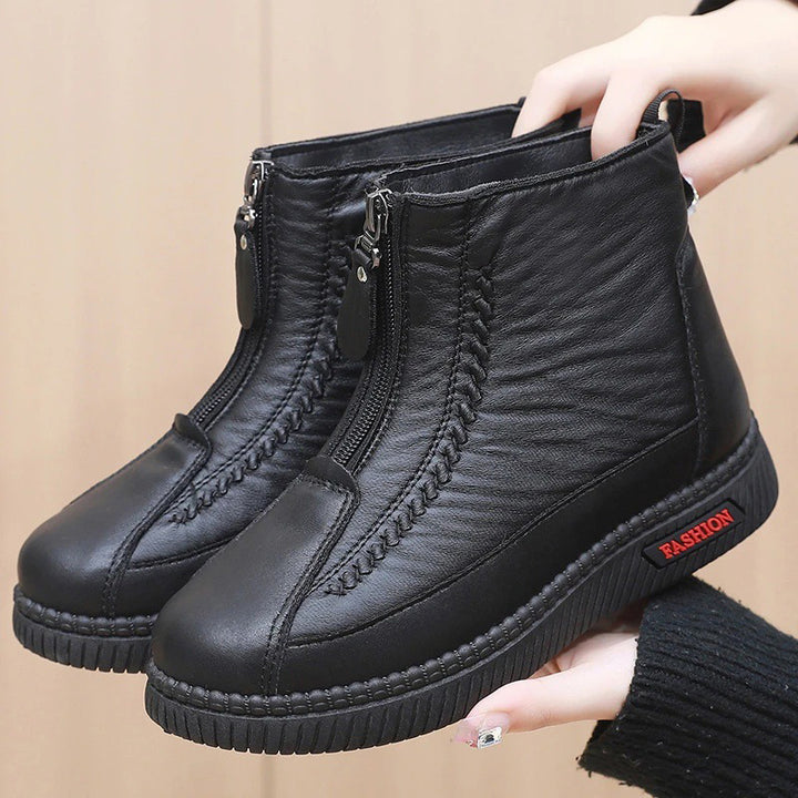 Classic Front Zip Comfort Ankle Boots