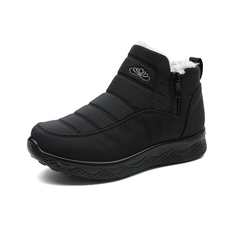 Cozy Fur-Lined Waterproof Winter Ankle Boots