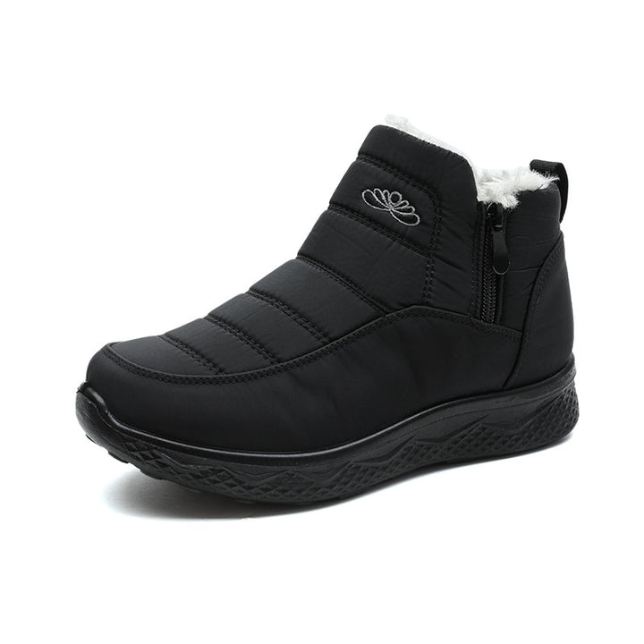 Cozy Fur-Lined Waterproof Winter Ankle Boots