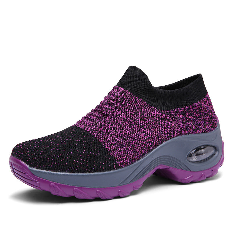 Breathable Air Cushion Slip-On Sneakers