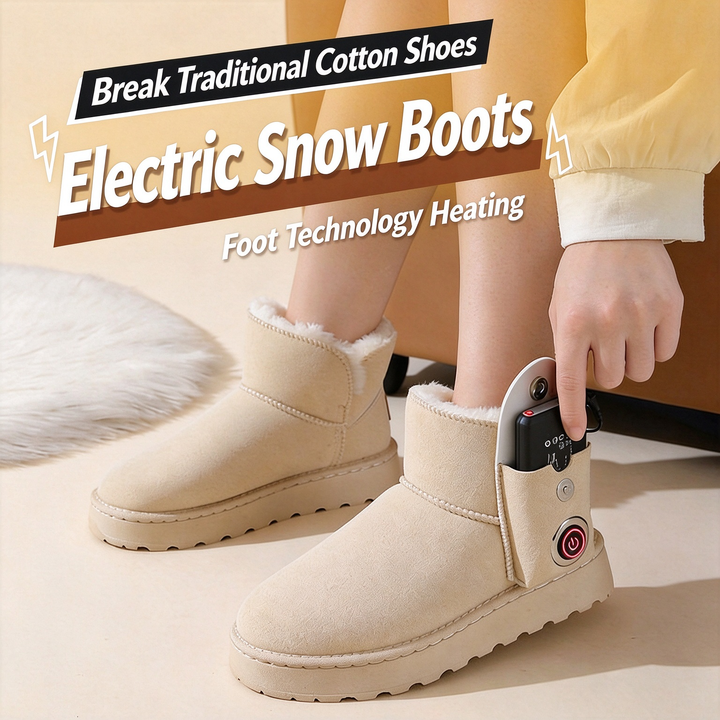 Electric Heated Plush Winter Boots